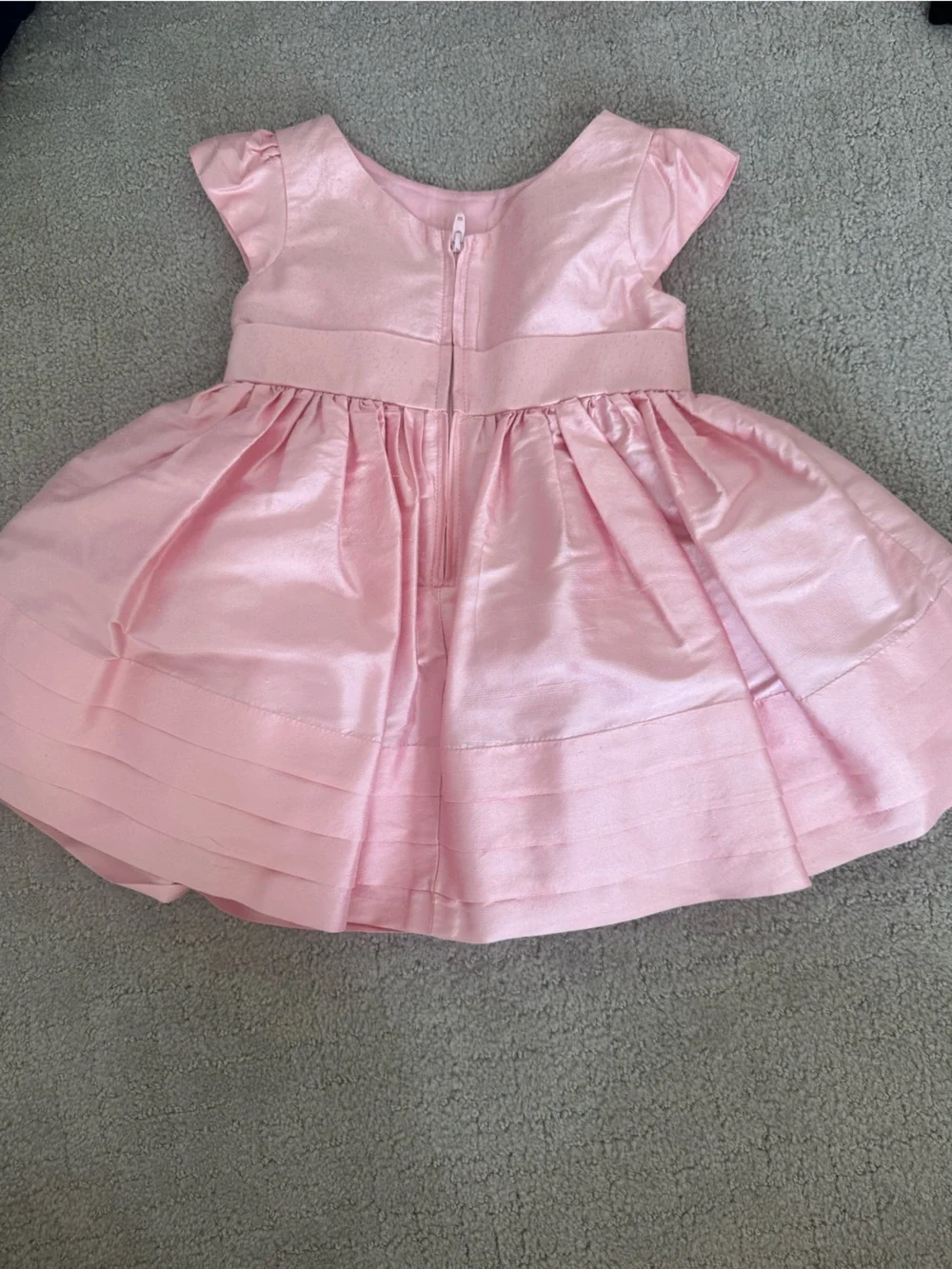 6-12Mo Gymboree Pink taffeta dress with bloomers